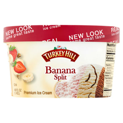 Turkey Hill Banana Split, Premium Ice Cream
