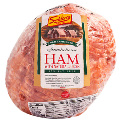 Made with fresh, quality ingredients, whole muscle parts, and a  family-heritage blend of seasonings, Sahlen's premium pre-sliced deli meat,  including Smokehouse Ham and Bologna now come pre-sliced in 12OZ and 24OZ  packages