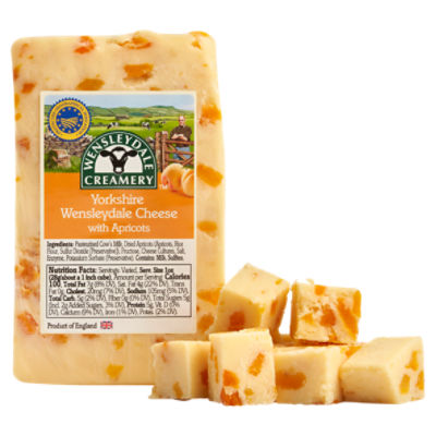Wensleydale Creamery Cheese with Apricots