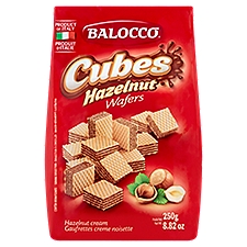 Balocco Cubes Hazelnut Cream Wafers, 8.82 oz
