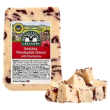 Wensleydale Creamery Cheese with Cranberries