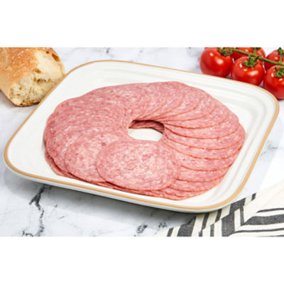 Fresh San Remo Genoa Salami, Freshly Sliced