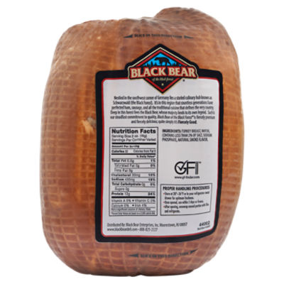 Black Bear Mesquite Smoked, Low Fat Turkey Breast