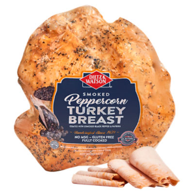 Dietz & Watson Smoked Peppercorn Turkey Breast, 1 Pound