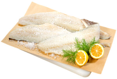 Fresh Seafood Department North American Salted Boneless Jumbo Cod Fillet, 1 pound