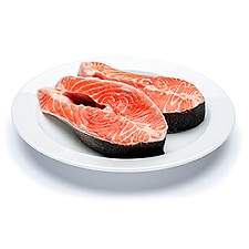 Fresh Seafood Department Fresh  Atlantic Salmon Steaks, 1 pound, 1 Pound