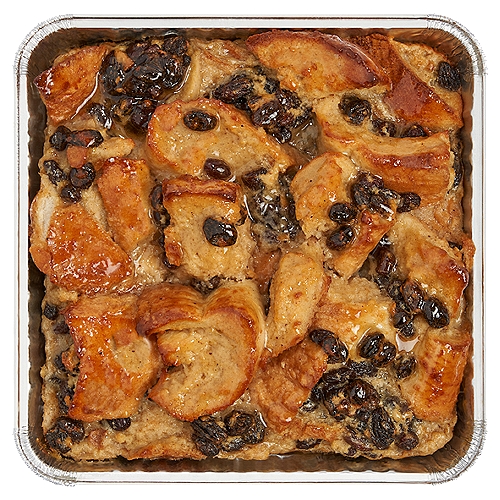 Store Made Bread Pudding With Raisins