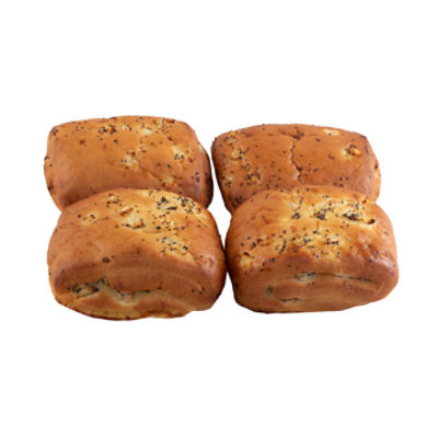 Fresh Baked Onion Rolls, 4 Pack