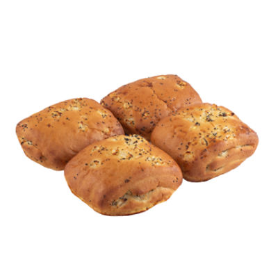 Fresh Baked Onion Rolls, 4 Pack