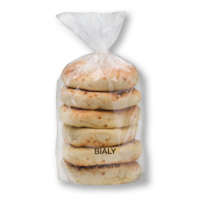 Fresh Baked Bagels - Bialy, 6 Pack, 10 oz