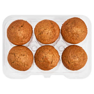 6 Pack Bran Muffins