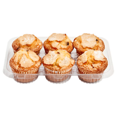 Store Baked Cranberry Muffins, 6 ct, 15 oz