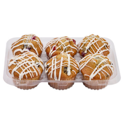 Store Baked Triple Berry Muffins, 6 ct, 15 oz.