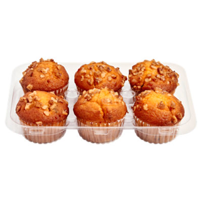 Store Baked Cran-Orange Nut Muffins, 6 ct, 15 oz