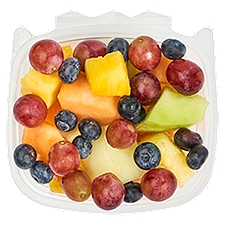 Small Mixed Fruit Chunks (Cantaloupe, Honeydew, Pineapple, Seedless Grapes, and Blueberries), 14 oz, 14 Ounce