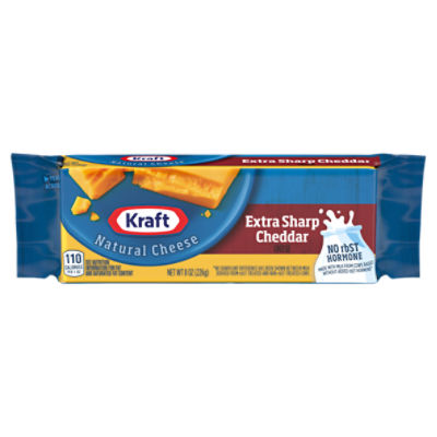 Kraft Extra Sharp Cheddar Cheese, 8 oz