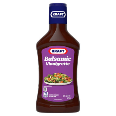 Kraft Balsamic Vinaigrette Dressing, 16 fl oz Bottle ShopRite
