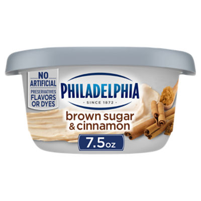 Philadelphia Brown Sugar & Cinnamon Cream Cheese Spread, 7.5 oz