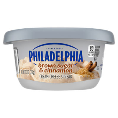 Philadelphia Brown Sugar & Cinnamon Cream Cheese Spread, 7.5 oz ShopRite