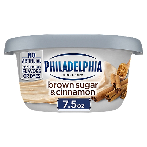 Philadelphia Brown Sugar & Cinnamon Cream Cheese Spread, 7.5 oz