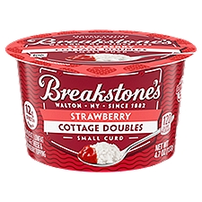 Breakstone's Cottage Doubles Lowfat Cottage Cheese & Strawberry Topping, 4.7 Ounce