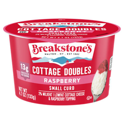 Breakstone's Cottage Doubles Lowfat Cottage Cheese & Raspberry Topping