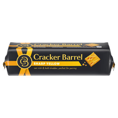 Cracker Barrel Sharp Yellow Cheddar Cheese, 8 oz