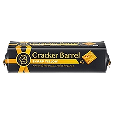 Cracker Barrel Sharp Yellow Cheddar Cheese, 8 oz