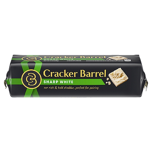 Cracker Barrel Sharp White Cheddar Cheese, 8 oz