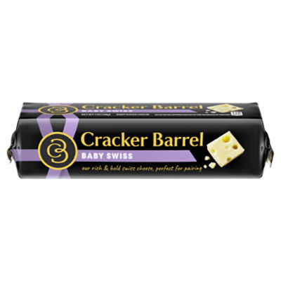Cracker Barrel Baby Swiss Cheese, 7 oz