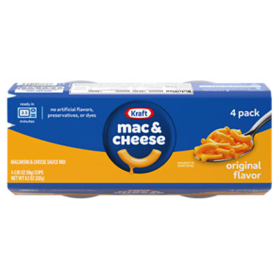 Kraft Original Flavor Macaroni & Cheese Sauce Mix, 2.05 oz, 4