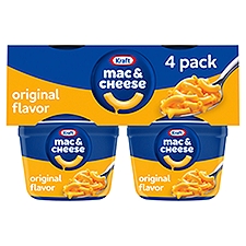 Kraft Original Flavor Macaroni & Cheese Sauce Mix, 2.05 oz, 4 count, 8.2 Ounce