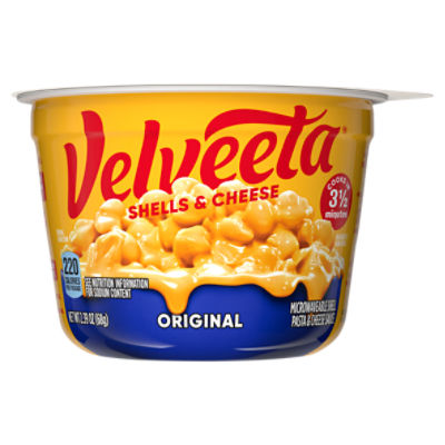 Velveeta Shells & Cheese Original Microwavable Shell Pasta & Cheese Sauce, 2.39 oz Cup