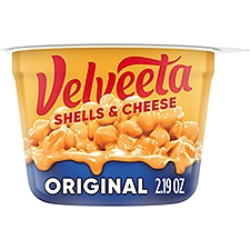 Velveeta Shells & Cheese Original Microwaveable Shell Pasta & Cheese Sauce, 2.39 oz Cup, 2.39 Ounce