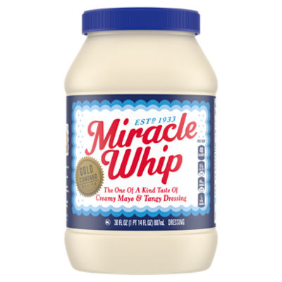 Miracle Whip Dressing, 30 fl oz Jar