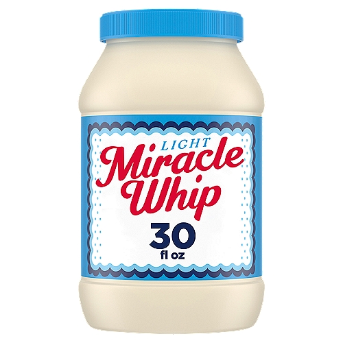 Miracle Whip Light Dressing, 30 fl oz Jar