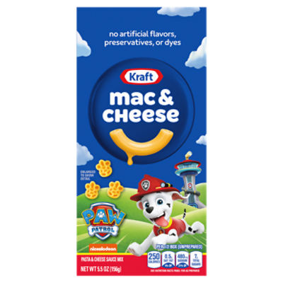 Kraft Mac & Cheese Macaroni and Cheese Dinner Nickelodeon Paw Patrol, 5.5 oz Box