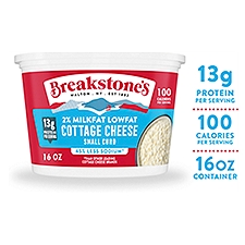 Breakstone's 2% Milkfat Lowfat Small Curd Cottage Cheese, 16 oz, 16 Ounce
