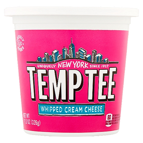 Temp Tee Whipped Cream Cheese, 11.5 oz