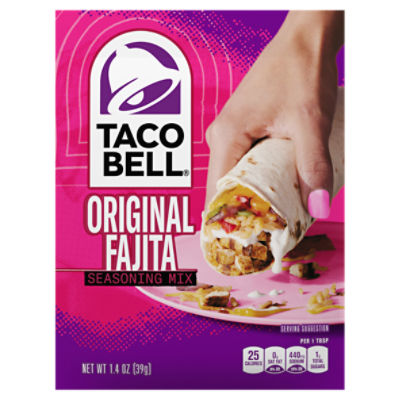 Taco Bell Original Fajita Seasoning Mix, 1.4 oz