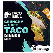Taco Bell Crunchy & Soft Taco Dinner Kit, 12.77 oz