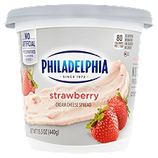 Philadelphia Cream Cheese Spread, Strawberry, 15.5 Ounce
