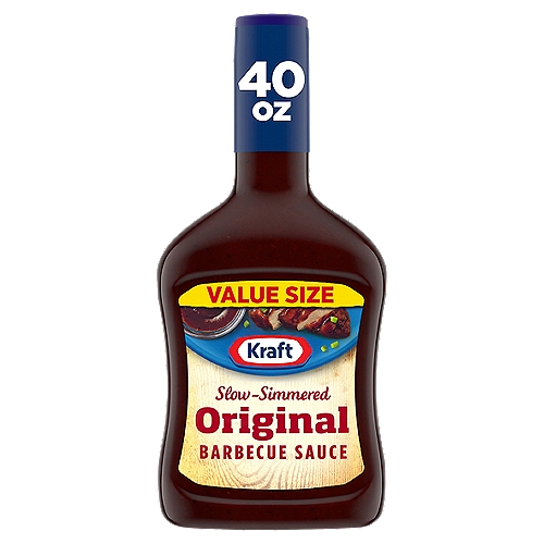 Kraft Slow-Simmered Original Barbecue Sauce Value Size, 40 oz