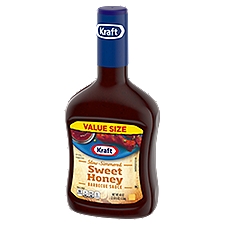 Kraft Sauce, Slow-Simmered Sweet Honey Barbecue, 40 Ounce