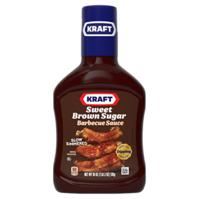 Kraft SlowSimmered Sweet Brown Sugar Barbecue Sauce, 18 oz The Fresh