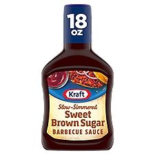 Kraft Slow-Simmered Sweet Brown Sugar Barbecue Sauce, 18 oz, 18 Ounce