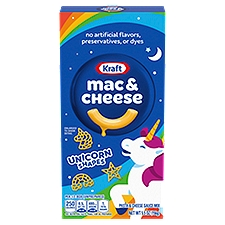 Kraft Unicorn Shapes Macaroni & Cheese Dinner, 5.5 oz