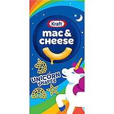 Kraft Mac & Cheese Unicorn Shapes Pasta & Cheese Sauce Mix, 5.5 oz