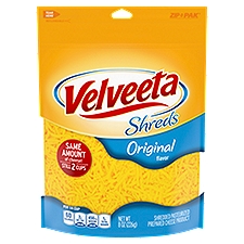 Velveeta Shreds Original Flavored Shredded Cheese, 8 oz Bag