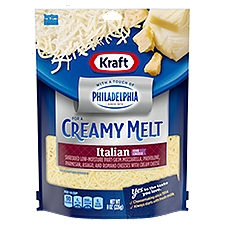 Kraft Italian, Five Cheese, 8 Ounce